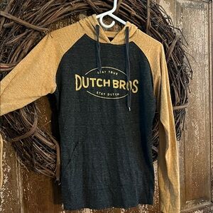 Dutch Bros Black and Gold Hoodie